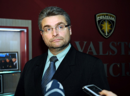 Kriminālpolicijas šefs Andrejs Grišins. Foto: Evija Trifanova, LETA