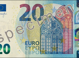 Jaunā 20 eiro banknote. Publicitātes foto