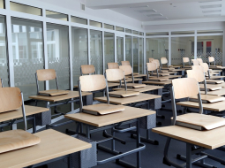 Mācību klase renovētajā Johana Gotfrīda Herdera Rīgas Grīziņkalna vidusskolā. Foto: Evija Trifanova, LETA