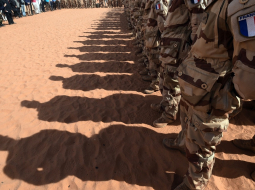 Francijas karavīri šogad janvārī Lībijā. Foto: AFP/LETA