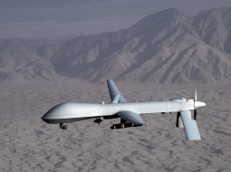 ASV armija Latvijā izvietojusi divas izlūkošanas bezpilota lidmašīnas "MQ-1 Predator". Foto: EPA/LETA
