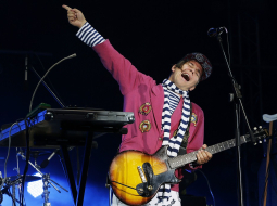 Krievijas grupas "Mumiy Troll" solists Iļja Lagutenko. Foto: ITAR-TASS/LETA