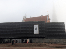 Migla pār Latvijas Okupācijas muzeju. Foto: Edijs Pālens, LETA