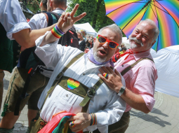 Eiropraida dalībnieki Vērmanes dārzā. Foto: Dmitrijs Suļžics, F64