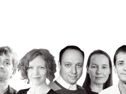 Jānis Skutelis (no kreisās), Dace Dzenovska, Vjačeslavs Kaščejevs, Sanita Upleja, Andris K. Bērziņš
