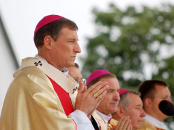Zbigņevs Stankevičs Aglonas svētkos. Foto: Inga Nestere, F64