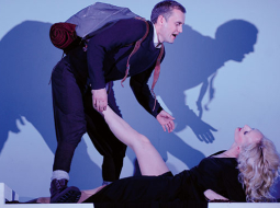 Guna Zariņa (Spīdola) un Uldis Anže (Lāčplēsis).