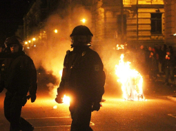 Leipciga Vācijā. Antifašistu demonstrācijā. Foto: AFP/LETA