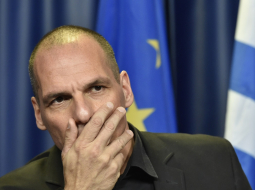 Grieķijas finanšu ministrs Janis Varufakis. Foto: AFP/LETA
