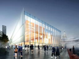 Viena no uzvarētājiem — projekta SMXL2022 fragmenta vizualizācija. OUTOFBOX Architecture