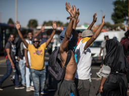 Studentu protesti Johannesburgā. Foto: Marco Longari, LETA/AFP