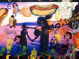 Igauņu mākslinieka Anonymous Boh darbs no izstādes „Zvaigžņu putekļi”. Publicitātes foto