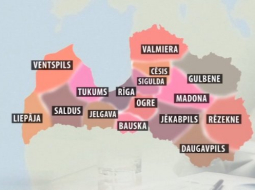Iecerētā apriņķu karte: lsm.lv