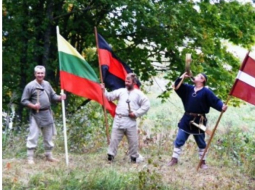Baltu vienības dienā. Foto: bauskasdzive.lv