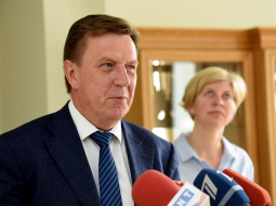 Veselības ministre Anda Čakša. Foto: Evija Trifanova, LETA
