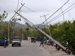 Viesuļvētras ''Metjū'' postījumi Haiti. Foto: EPA-LETA