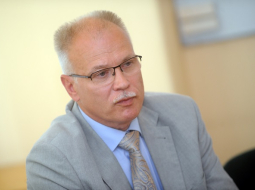 Mediķu arodbiedrības priekšsēdētājs Valdis Keris. Foto: Edijs Pālens, LETA