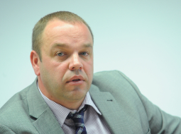 Bijušais Valsts policijas Ekonomisko noziegumu apkarošanas pārvaldes priekšnieks Gatis Gudermanis. Foto: Evija Trifanova, LETA
