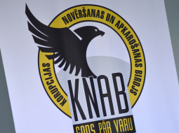 KNAB logotips. Foto: Zane Bitere, LETA.
