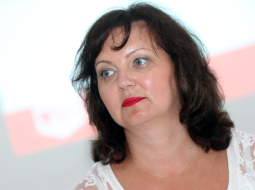 Bijusī Valsts asinsdonoru centra vadītāja Iveta Ozoliņa. Foto: Ieva Čīka, LETA