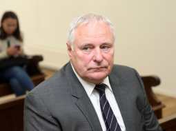 Rīgas brīvostas pārvaldnieks Leonīds Loginovs. Foto: Ieva Čīka, LETA.