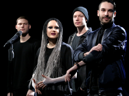 Grupa "Triana Park" konkursa "Supernova" pirmajā preses konferencē janvārī. Foto: Edijs Pālens, LETA.