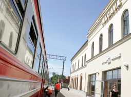 Jelgavas stacija. Foto: Lita Krone, LETA.