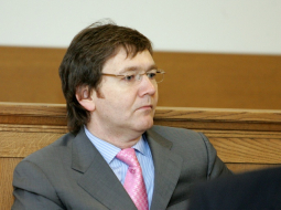 Jānis Loze pirmās instances tiesā. Foto: Ieva Čīka, LETA