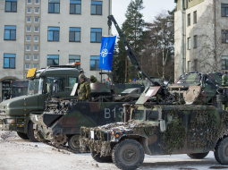 NATO spēki. Foto: Alfredas Piladis, Krašto apsaugos ministerija/LETA.