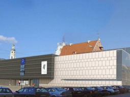 Okupācijas muzeja pārbūves vizualizācija.