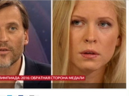 Kaspars Pone un Aļona Ribakova. Ekrāna stopkadrs no LTV7.