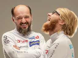 Gints Barkovskis un Kārlis Bardelis.