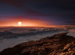Mākslinieka versija par jaunatrastās planētas veidolu. Attēls: eso.org