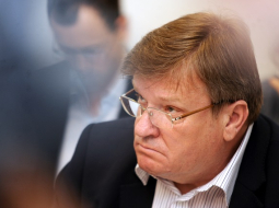 Bijušais AS "Latvijas Krājbanka" prezidents Ivars Priedītis Rīgas pilsētas Vidzemes priekšpilsētas tiesas sēdē. Foto: Edijs Pālens, LETA