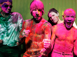 "Red Hot Chili Peppers". Publicitātes foto