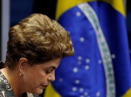 Dilma Rusefa impīčmenta sesijā. Foto: LETA-Reuters