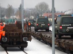 NATO spēku pārvietošanās. Foto: Michael Dalder, REUTERS/LETA.