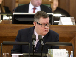 Saeimas deputāts Kārlis Seržants. Foto: Edijs Pālens, LETA