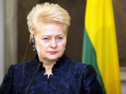 Lietuvas prezidente Daļa Grībauskaite. Foto: Ieva Čīka, LETA