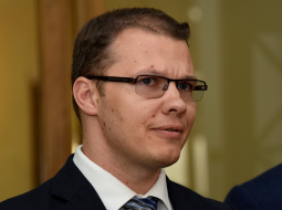 Nacionālās apvienības līderis Raivis Dzintars. Foto: Zane Bitere, LETA