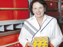 Smiltenes piens valdes priekšsēdētāja Gita Mūrniece: «Mūs glābušas trakas idejas.» Foto — Gints Ivuškāns, F64