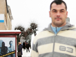 Viens no protestētāju līderiem ir rēzeknietis Andris Krievs.