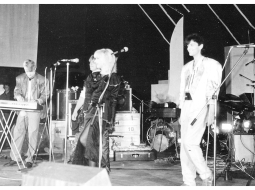 Festivālā Liepājas dzintars 1987.gadā.