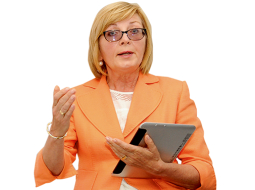 Konkurences padomes vadītāja Skaidrīte Ābrama.