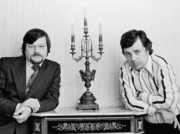 Jānis Peters un Raimonds Pauls 1975.gada martā.