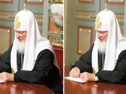 Krievijas pareizticīgo baznīcā mēdz notikt brīnumi — tā varētu šķist, apskatoties foto ar patriarhu Kirilu. Tiekoties ar tieslietu ministru, patriarham uz rokas bija dārgs pulkstenis, bet, kad foto tika ievietots baznīcas mājaslapā, pulkstenis bija pazudis. Vērīgākie gan pamanīja, ka uz galda virsmas joprojām palicis tā atspīdums. Baznīca tagad taisnojas, ka fotoredaktori pieļāvuši «tehnisku kļūmi». Savukārt kritiķi norāda, ka šis ir kārtējais pierādījums, ka svētais tēvs aizrāvies ar nesamērīgi dārgām mantām — konkrētā Breguet pulksteņa cena ir 30 000 dolāru.