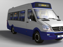 Jaunais taksobusu pārvadātājs sola, ka no 1.maija šādi Mercedes mikroautobusi Rīgas ielās pakāpeniski sāks nomainīt līdzšinējos
