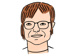 Anita Rozentāle. Zīmējums — Ernests Kļaviņš