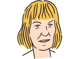 Gunta Purkalne.
Zīmējums — Ernests Kļaviņš
