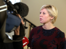 Veselības ministre Anda Čakša. Foto: Edijs Pālens, LETA